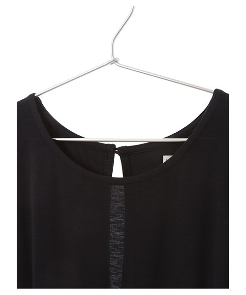 earth music&ecology（アースミュージックアンドエコロジー）の「【Special Price】オールインワンワイドパンツ（オールインワン・サロペット・ブラック/ネイビー・S/M）」の5枚目の写真