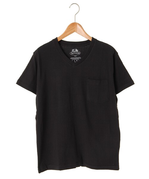 SEVENDAYS=SUNDAY（セブンデイズサンデイ）の「U FRUIT OF THE LOOM VネックパックT（トップス・ホワイト/ブラック/ボーダー・XS/S/M/L）」の9枚目の写真