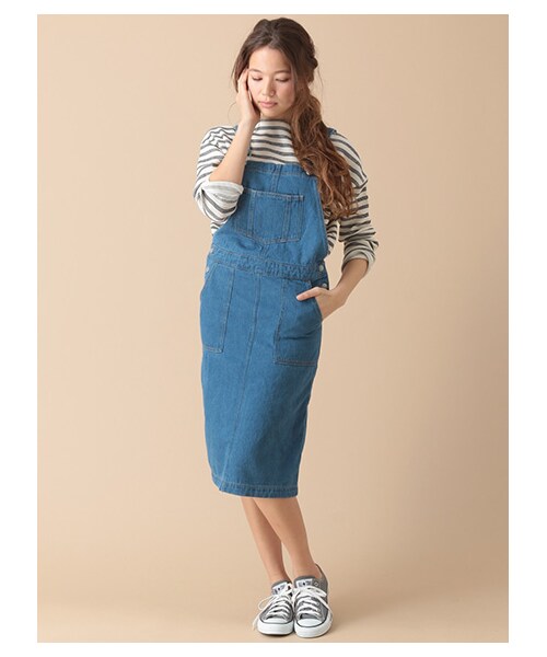 SEVENDAYS=SUNDAY（セブンデイズサンデイ）の「【Special Price】・10OZデニム カバーオールワンピ（オールインワン・サロペット・インディゴ/ライトインディゴ・M/L）」の11枚目の写真