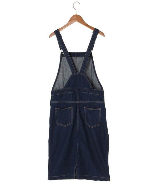 SEVENDAYS=SUNDAY（セブンデイズサンデイ）の「【Special Price】・10OZデニム カバーオールワンピ（オールインワン・サロペット・インディゴ/ライトインディゴ・M/L）」の4枚目の写真