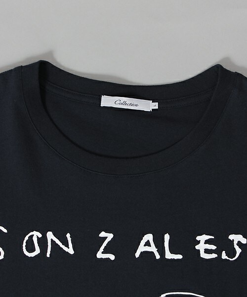Mark Gonzales(マーク・ゴンザレス)の「マーク・ゴンザレス×コレクティブ別注Tシャツ(Tシャツ/カットソー・メンズ・ホワイト/ネイビー・SMALL/MEDIUM/LARGE/SS/LL)」の4枚目の写真