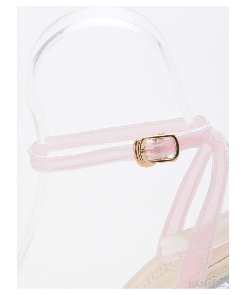 lilLilly（リルリリー）の「[LILICIOUS]クリアビジューサンダル（シューズ・レディース・CLEAR/WHITE/PINK・S(23-23.5)/M(24-24,5)）」の8枚目の写真
