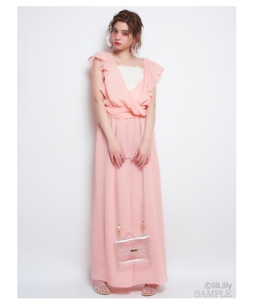 lilLilly（リルリリー）の「[LILICIOUS]クリアビジューサンダル（シューズ・レディース・CLEAR/WHITE/PINK・S(23-23.5)/M(24-24,5)）」の18枚目の写真