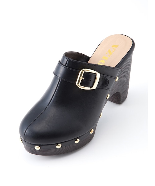 Honeys（ハニーズ）の「サボサンダル（サンダル・レディース・クロ/ブルー/キャメル・Ｍ/Ｌ）」の2枚目の写真