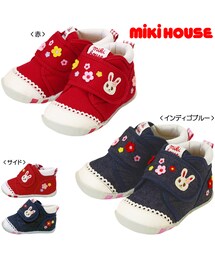 MIKI HOUSE | 【ミキハウス】フラワーうさこ♪ファーストデニムベビーシューズ(ベビーシューズ/ベビーソックス)