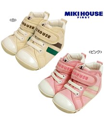 MIKI HOUSE | 【ミキハウスファースト】BBB☆キャンバス素材のベビーファーストシューズ(ベビーシューズ/ベビーソックス)