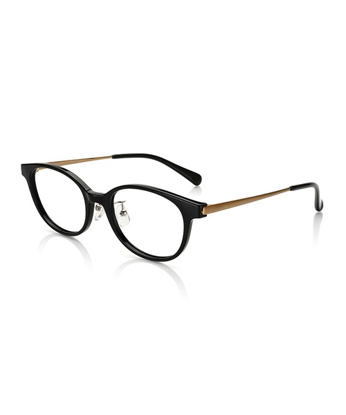 JINS（ジンズ）の「【Combination Airframe】コンビネーション エアフレーム（メガネ・レディース・ボルドー/ライトブラウン/ブラウンデミ/ブラック・49□18-143○37 (Mediumのみ)）」の2枚目の写真