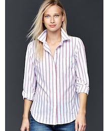 GAP | Gap Fitted Boyfriend Stripe Shirt(その他)