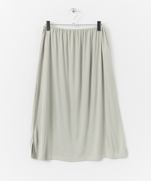 KBF（ケイビーエフ）の「極光色彩及踝長裙（スカート・レディース・淺灰色/薄荷綠/炭黑色・one）」の16枚目の写真