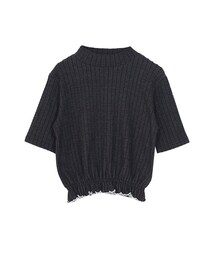 merry jenny | ケーブルフリルカットソー(トップス)