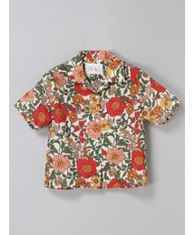 E hyphen world gallery | M 花柄開衿シャツ(トップス)