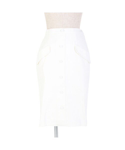 an another angelus(アンアナザーアンジェラス)の「ポケット使い前釦タイトスカート/an another angelus(スカート・レディース・その他)」の4枚目の写真