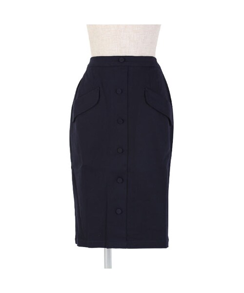 an another angelus(アンアナザーアンジェラス)の「ポケット使い前釦タイトスカート/an another angelus(スカート・レディース・その他)」の3枚目の写真