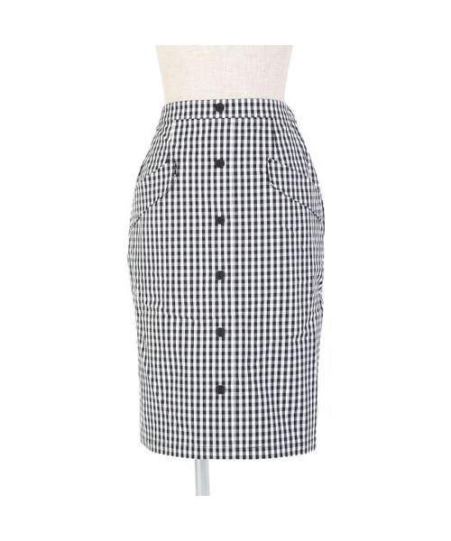 an another angelus(アンアナザーアンジェラス)の「ポケット使い前釦タイトスカート/an another angelus(スカート・レディース・その他)」の2枚目の写真