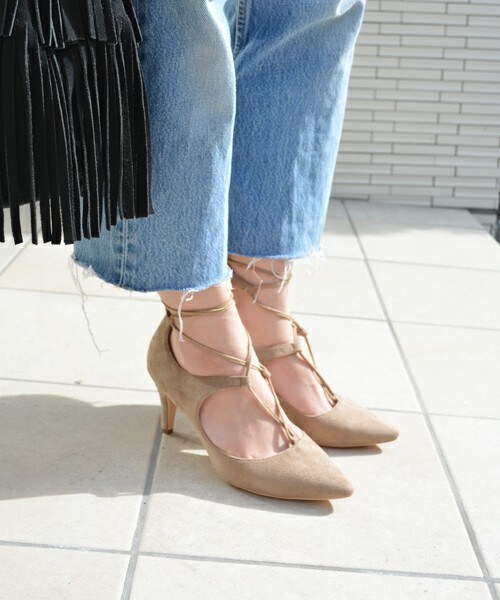 ILIMA（イリマ）の「EVOL ILIMA レースアップパンプス IG7173（パンプス・レディース・アイボリー/ブラック/ブラウン/ベージュ/カーキ/レッド・22.0cm/22.5cm/23.0cm/23.5cm/24.0cm/24.5cm）」の5枚目の写真