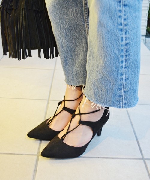 ILIMA（イリマ）の「EVOL ILIMA レースアップパンプス IG7173（パンプス・レディース・アイボリー/ブラック/ブラウン/ベージュ/カーキ/レッド・22.0cm/22.5cm/23.0cm/23.5cm/24.0cm/24.5cm）」の12枚目の写真