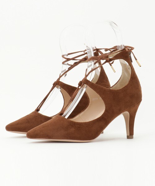 ILIMA（イリマ）の「EVOL ILIMA レースアップパンプス IG7173（パンプス・レディース・アイボリー/ブラック/ブラウン/ベージュ/カーキ/レッド・22.0cm/22.5cm/23.0cm/23.5cm/24.0cm/24.5cm）」の4枚目の写真