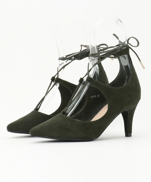 ILIMA（イリマ）の「EVOL ILIMA レースアップパンプス IG7173（パンプス・レディース・アイボリー/ブラック/ブラウン/ベージュ/カーキ/レッド・22.0cm/22.5cm/23.0cm/23.5cm/24.0cm/24.5cm）」の6枚目の写真