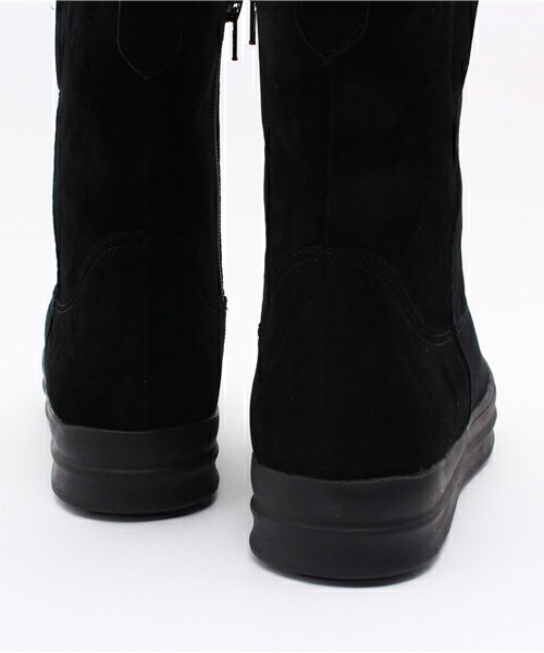 HIPS（ヒップス）の「【HIPS/ヒップス】裏起毛ショートブーツ（ブーツ・レディース・ブラック/ブラック系その他/グレー・S/M/L/LL）」の9枚目の写真