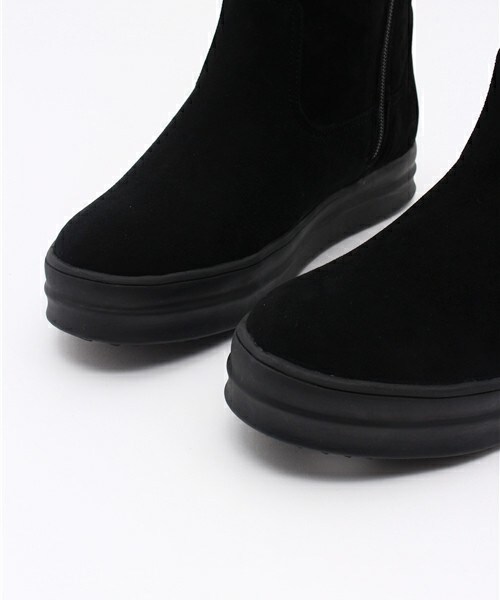 HIPS（ヒップス）の「【HIPS/ヒップス】裏起毛ショートブーツ（ブーツ・レディース・ブラック/ブラック系その他/グレー・S/M/L/LL）」の7枚目の写真