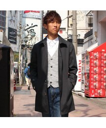 Cuirs | 綿混合ステンカラーコート(ステンカラーコート)