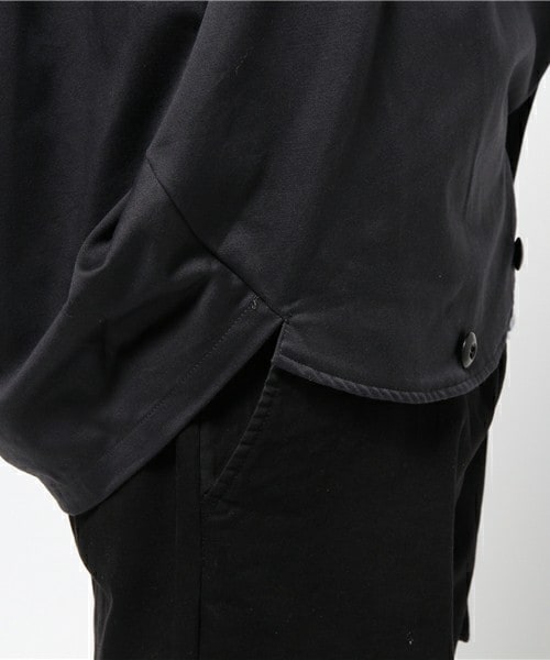 ANREALAGE（アンリアレイジ）の「ANREALAGE ミリタリーボールシャツ（シャツ/ブラウス・メンズ・ブラック/カーキブラウン・46/48）」の11枚目の写真