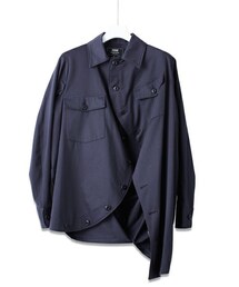 ANREALAGE | ANREALAGE ミリタリーボールシャツ(シャツ/ブラウス)