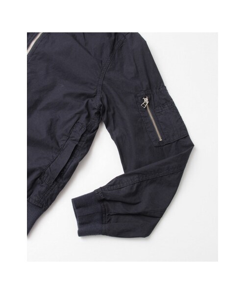 URBAN RESEARCH（アーバンリサーチ）の「タイプライターMA-1（ジャケット/アウター・レディース・KHAKI/NAVY・FREE）」の11枚目の写真