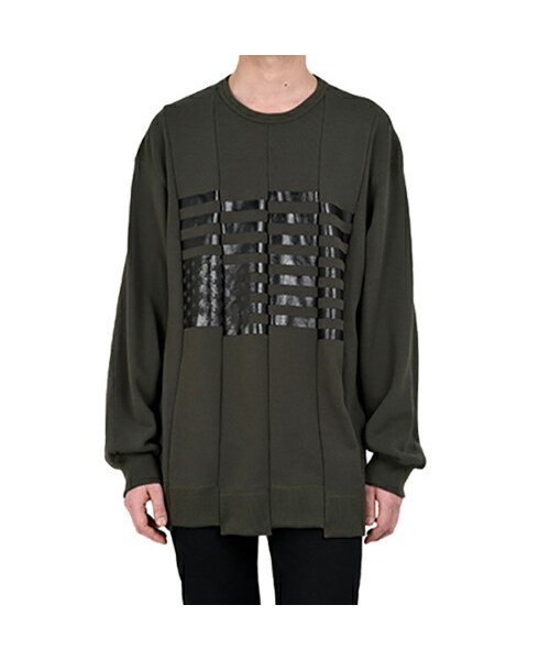 LAD MUSICIAN（ラッドミュージシャン）の「LAD MUSICIAN[ラッドミュージシャン]CREW NECK LONG SWEAT（Tシャツ/カットソー・メンズ・SAND GRAY/KHAKI/BLACK・42(S)）」の3枚目の写真