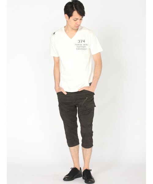 AVIREX（アヴィレックス）の「AVI-SIMPLE CARGO CRO（パンツ・メンズ・ORANGE/CAMO/WHITE/OLIVE・M/L/XL/XXL）」の15枚目の写真