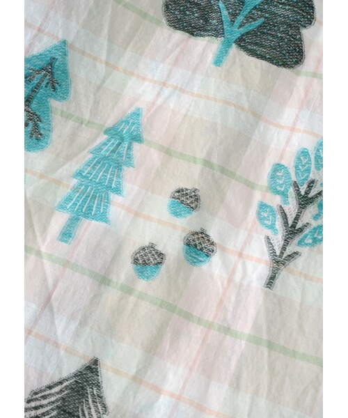 Ne-net（ネネット）の「Donna Wilson forest / ブラウス（トップス・レディース・light blue/light pink・02）」の3枚目の写真