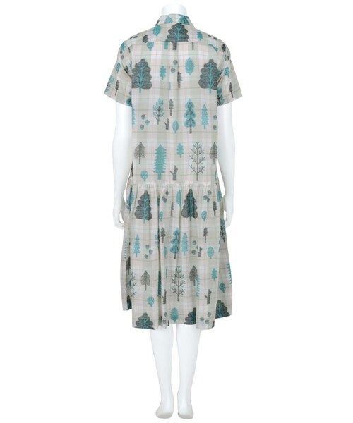 Ne-net(ネネット)の「Donna Wilson forest / ワンピース(ワンピース/ドレス・レディース・light blue/light pink・02)」の5枚目の写真