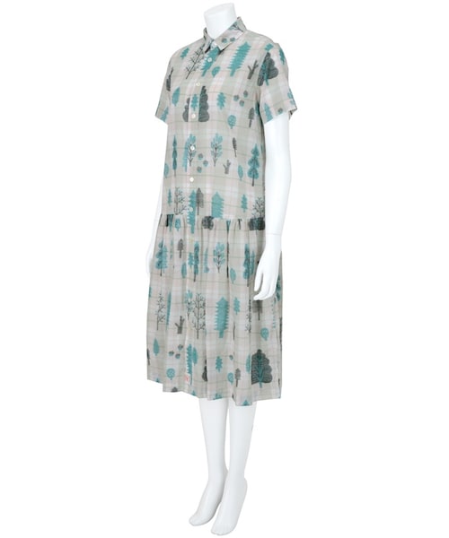 Ne-net(ネネット)の「Donna Wilson forest / ワンピース(ワンピース/ドレス・レディース・light blue/light pink・02)」の7枚目の写真