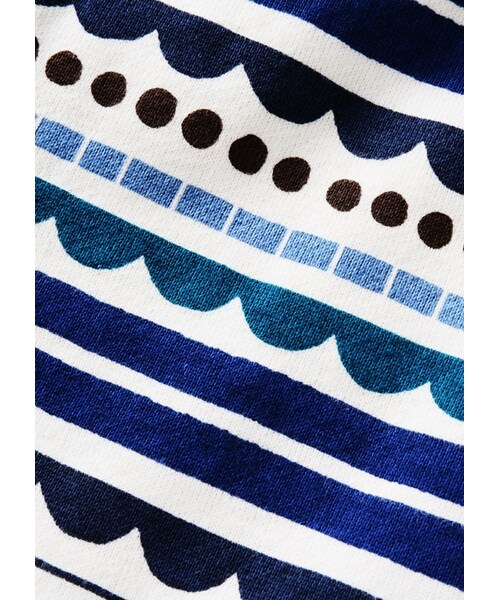 Ne-net(ネネット)の「スカラボーダー / カーディガン(トップス・レディース・blue/pink・02)」の4枚目の写真