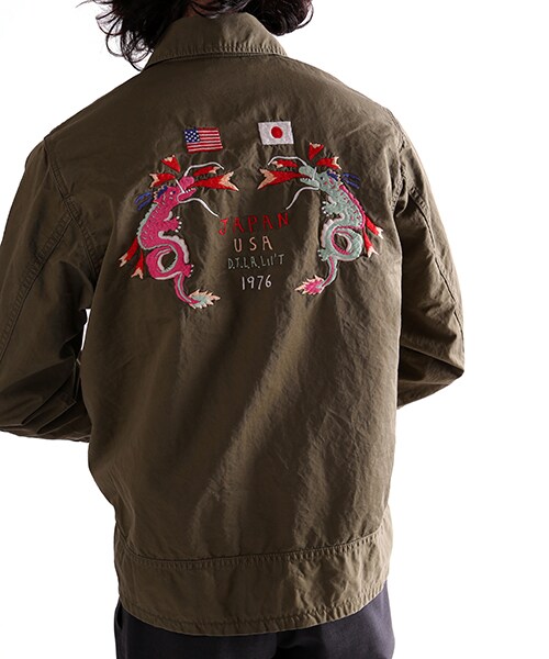 CAL O LINE(キャルオーライン)の「DTLA SPUVENIOR JACKET(ジャケット/アウター・メンズ・オリーブ/ネイビー・M/L)」の15枚目の写真