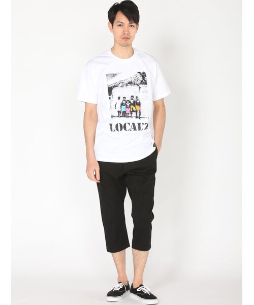 MANASTASH（マナスタッシュ）の「MANASTASH/マナスタッシュ FLEX CROPPED PANTS（パンツ・メンズ・OFF/WHITE/BLACK/NAVY/USED/KHAKI/OLIVE・S/M/L/XL）」の4枚目の写真