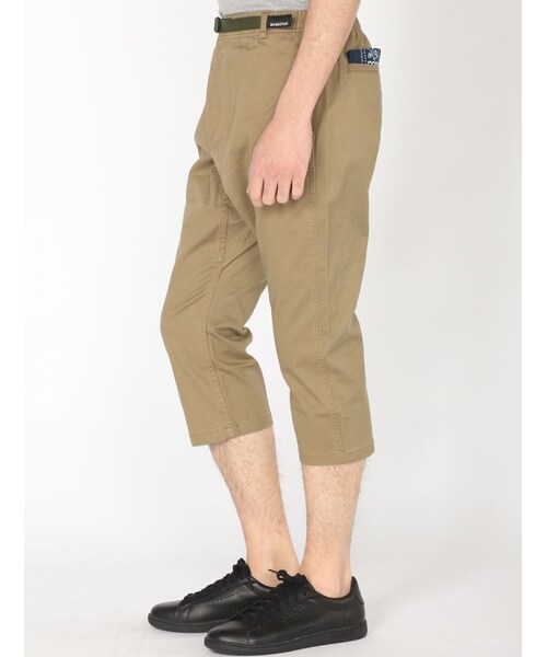 MANASTASH（マナスタッシュ）の「MANASTASH/マナスタッシュ FLEX CROPPED PANTS（パンツ・メンズ・OFF/WHITE/BLACK/NAVY/USED/KHAKI/OLIVE・S/M/L/XL）」の6枚目の写真