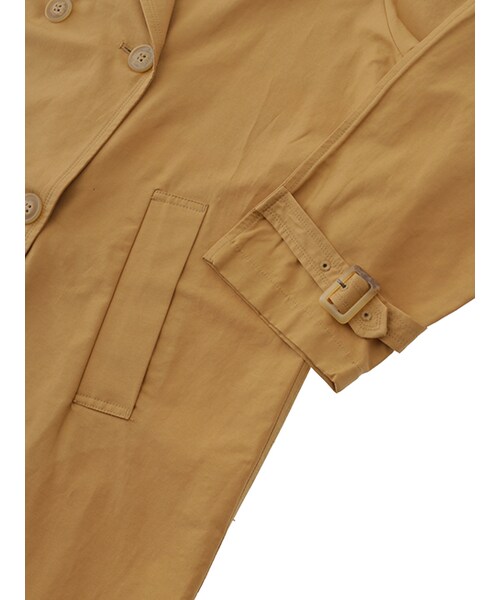 w closet(ダブルクローゼット)の「ツイルトレンチコート(ジャケット/アウター・レディース・サンドベージュ/ベージュ・FREE)」の7枚目の写真