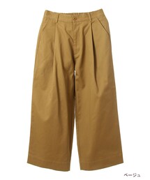 w closet | コットンツイル8分丈タックパンツ(パンツ)