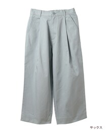 w closet | コットンツイル8分丈タックパンツ(パンツ)