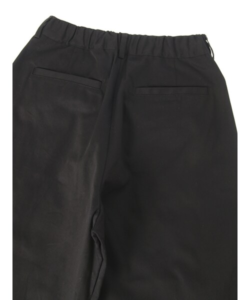 w closet（ダブルクローゼット）の「コットンツイル8分丈タックパンツ（パンツ・レディース・ベージュ/サックス/ブラック・FREE）」の10枚目の写真