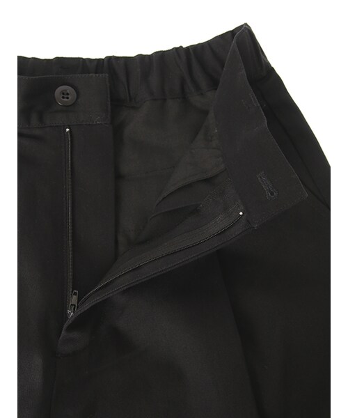 w closet（ダブルクローゼット）の「コットンツイル8分丈タックパンツ（パンツ・レディース・ベージュ/サックス/ブラック・FREE）」の9枚目の写真