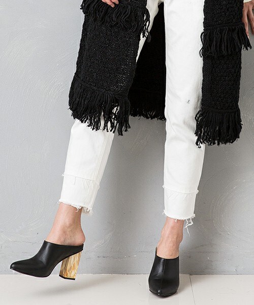 CLANE プレイカットオフデニム CLANE（クラネ）の「プレイカットオフデニム ホワイト（）」 - WEAR