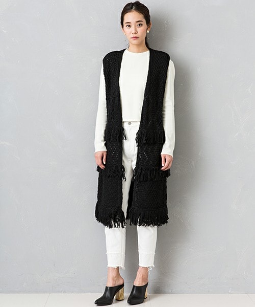 CLANE プレイカットオフデニム クラネ プレイカットオフデニム ブルー24 LOOK BOOK｜CLANE