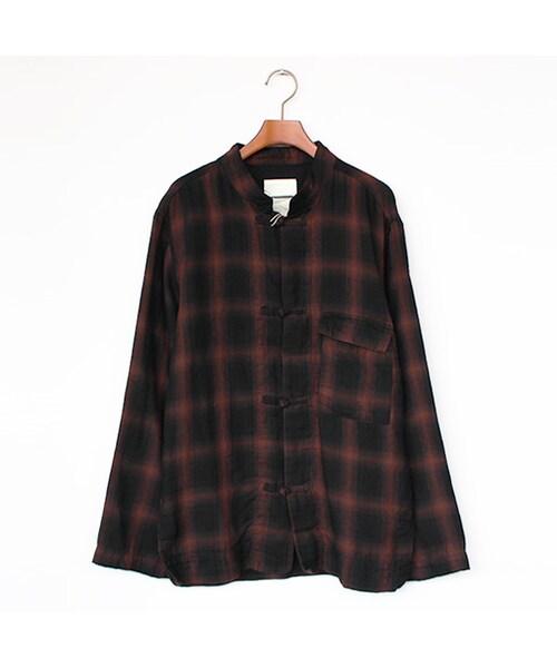 VOO(ヴォー)の「Night Shi-Fu(トップス・Navy/Brown・1/2)」の3枚目の写真