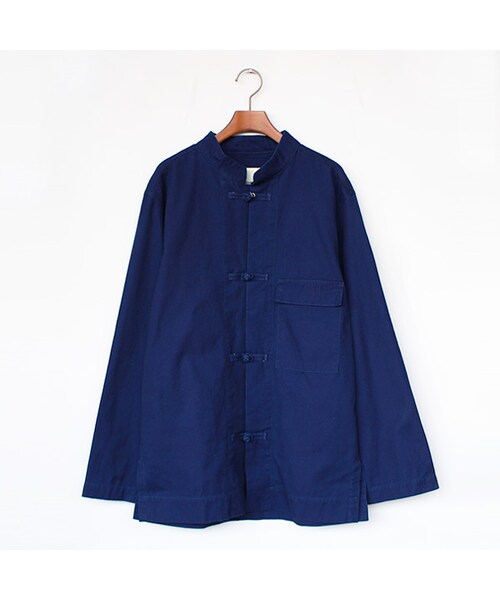 VOO(ヴォー)の「Night Shi-Fu(トップス・Navy/Brown・1/2)」の1枚目の写真