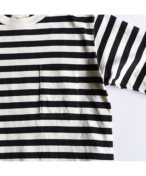 VOO（ヴォー）の「2ver. 1/2 Border Tee（トップス・Black/Red・1/2）」の5枚目の写真