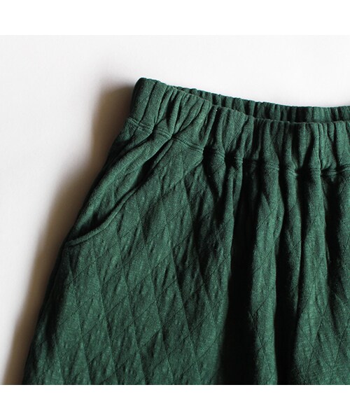 VOO（ヴォー）の「Quilt Shorts（パンツ・Black/Green・1/2）」の5枚目の写真