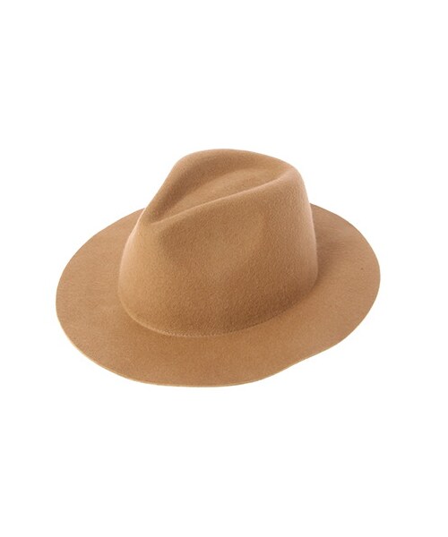 earth music&ecology（アースミュージックアンドエコロジー）の「広ツバフェルトハット（帽子・グレー/ブラック/キャメル・F）」の3枚目の写真