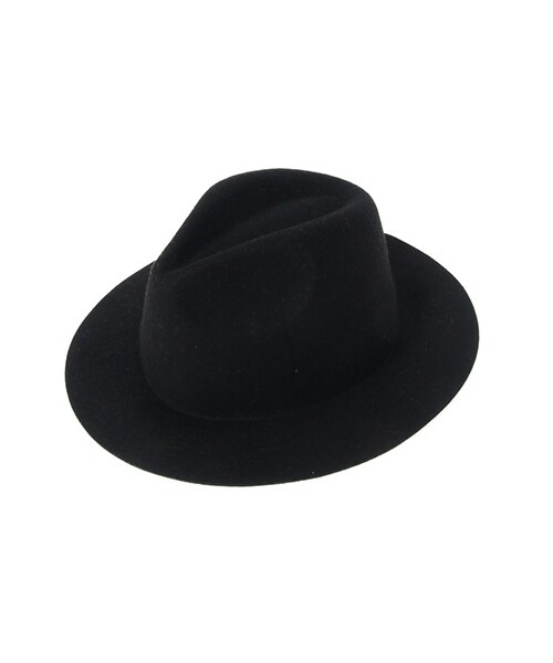 earth music&ecology（アースミュージックアンドエコロジー）の「広ツバフェルトハット（帽子・グレー/ブラック/キャメル・F）」の2枚目の写真